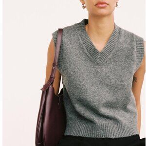 Zara Grey Sweater Vest, M